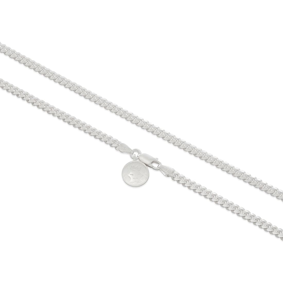4mm Italian Sterling Silver Miami Cuban Link Chain  in  22" by King Ice
