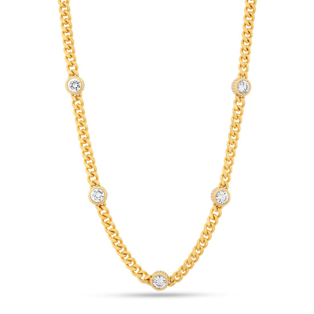 Diamonds by the Yard Chain  in  Gold Plated / 14K Gold / 20" by King Ice
