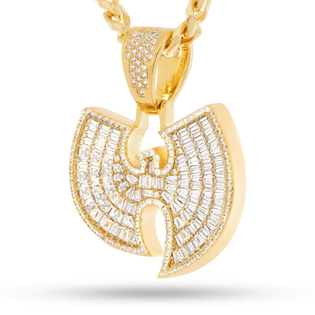 Wu-Tang x King Ice - Logo Necklace  in  14K Gold / 1.5" by King Ice