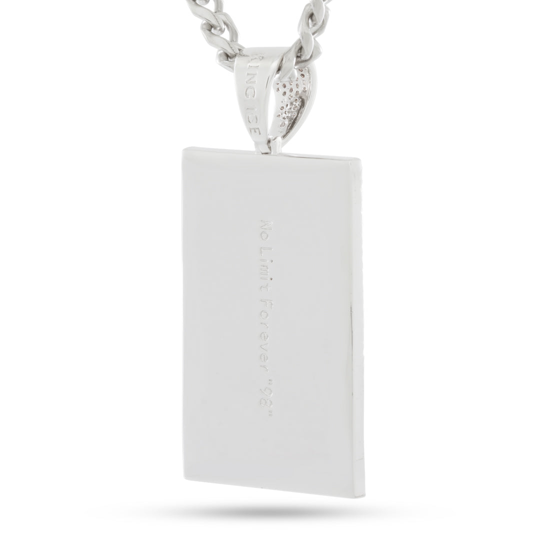 No Limit Records x King Ice - 98 Dynasty Dog Tag Necklace  in  by King Ice