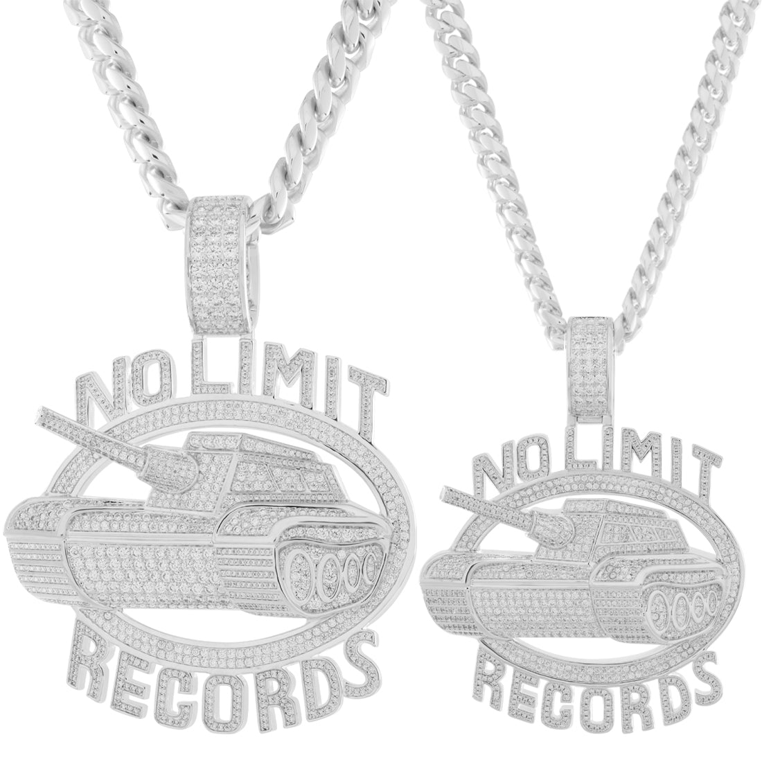 No Limit Records x King Ice - Iced 98 Logo Necklace  in  by King Ice