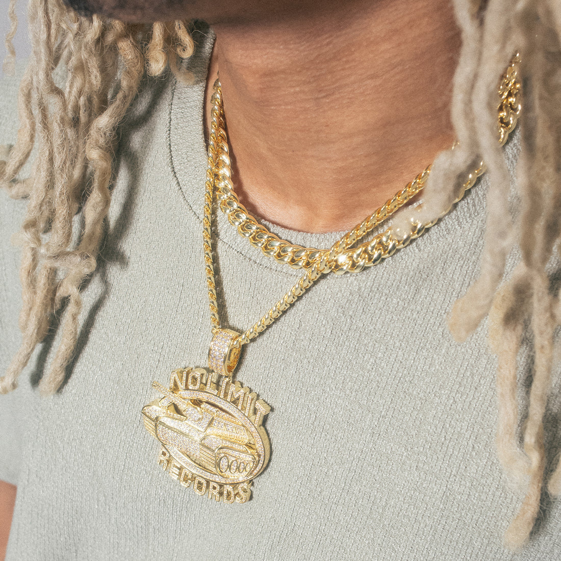 No Limit Records x King Ice - Iced 98 Logo Necklace  in  by King Ice