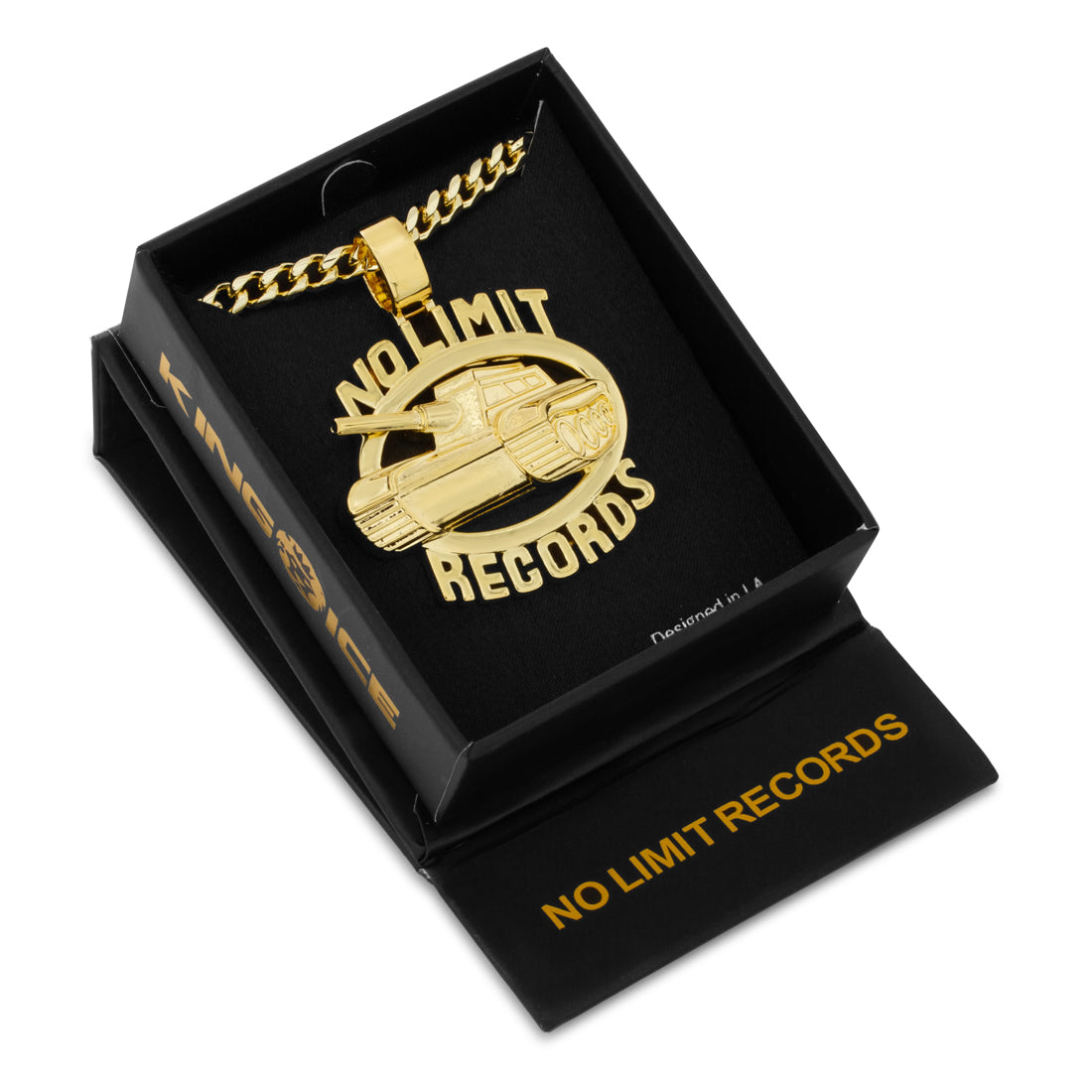 No Limit Records x King Ice - Iced 98 Logo Necklace  in  by King Ice