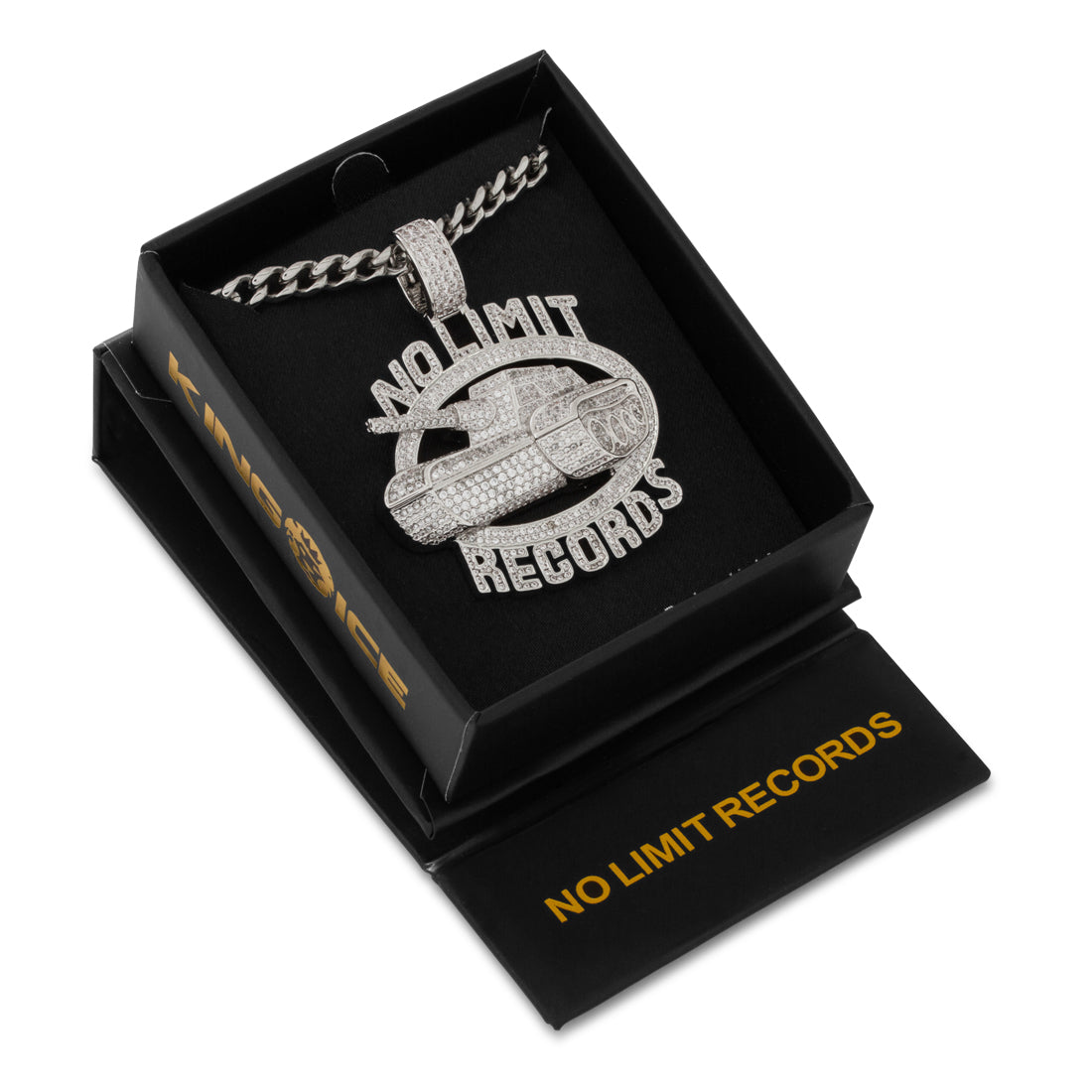 No Limit Records x King Ice - Iced 98 Logo Necklace  in  by King Ice