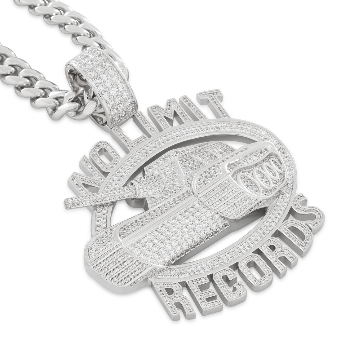 No Limit Records x King Ice - Iced 98 Logo Necklace  in  by King Ice