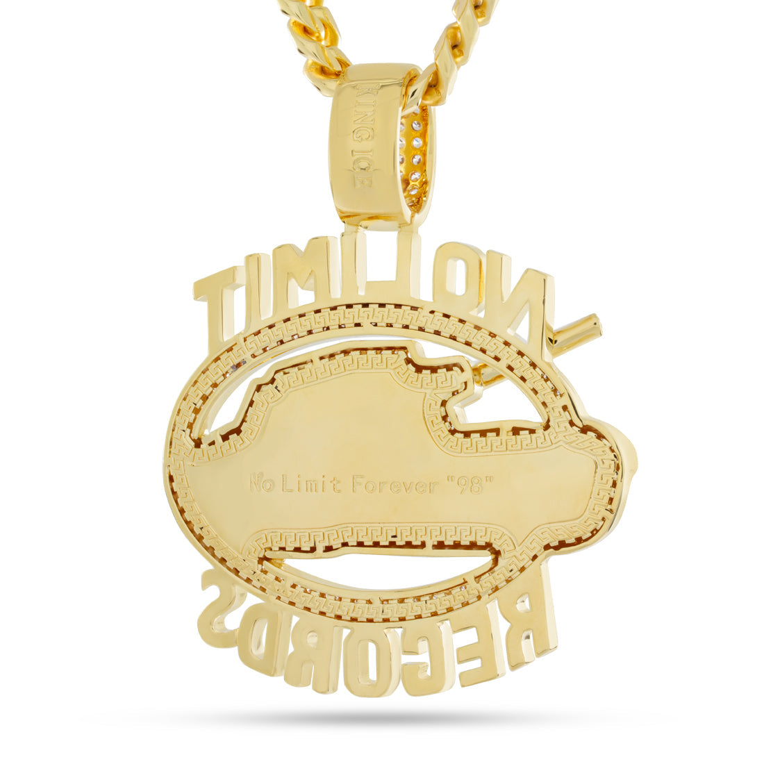 No Limit Records x King Ice - Iced 98 Logo Necklace  in  by King Ice