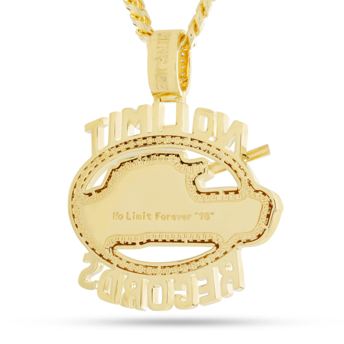 No Limit Records x King Ice - Iced 98 Logo Necklace  in  by King Ice