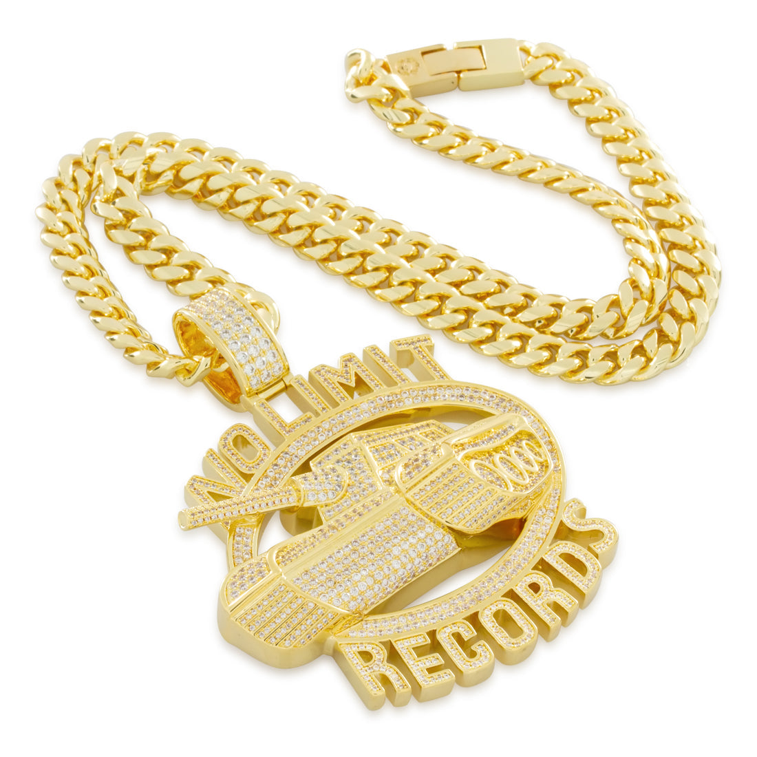 No Limit Records x King Ice - Iced 98 Logo Necklace  in  by King Ice