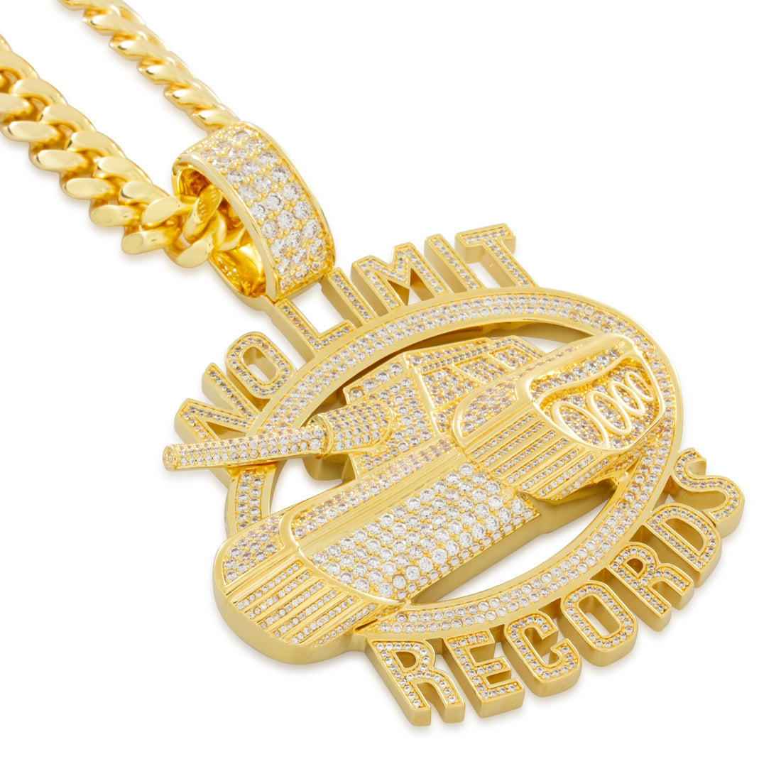 No Limit Records x King Ice - Iced 98 Logo Necklace  in  by King Ice
