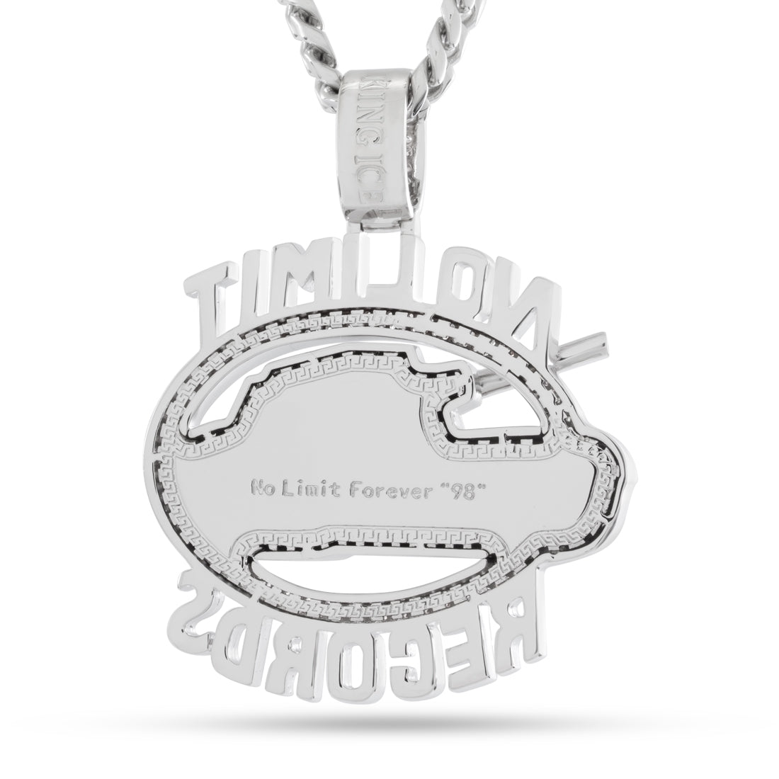 No Limit Records x King Ice - Iced 98 Logo Necklace  in  by King Ice