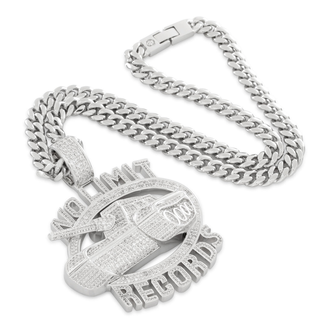 No Limit Records x King Ice - Iced 98 Logo Necklace  in  by King Ice