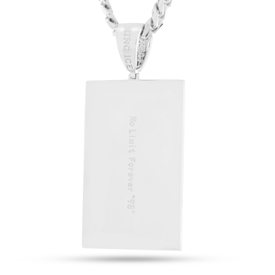No Limit Records x King Ice - 98 Dynasty Dog Tag Necklace  in  by King Ice