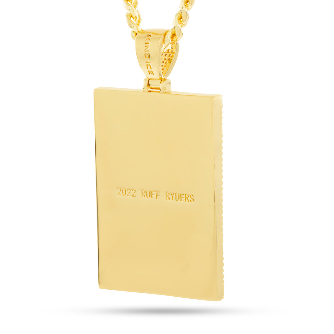 Ruff Ryders x King Ice - Dog Tag Logo Necklace  in  by King Ice