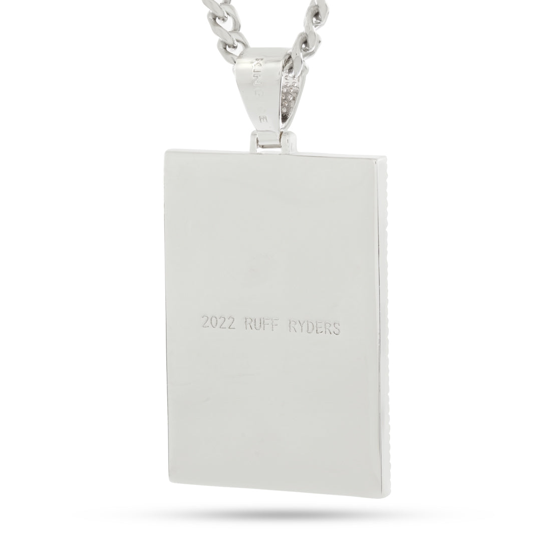 Ruff Ryders x King Ice - Dog Tag Logo Necklace  in  by King Ice