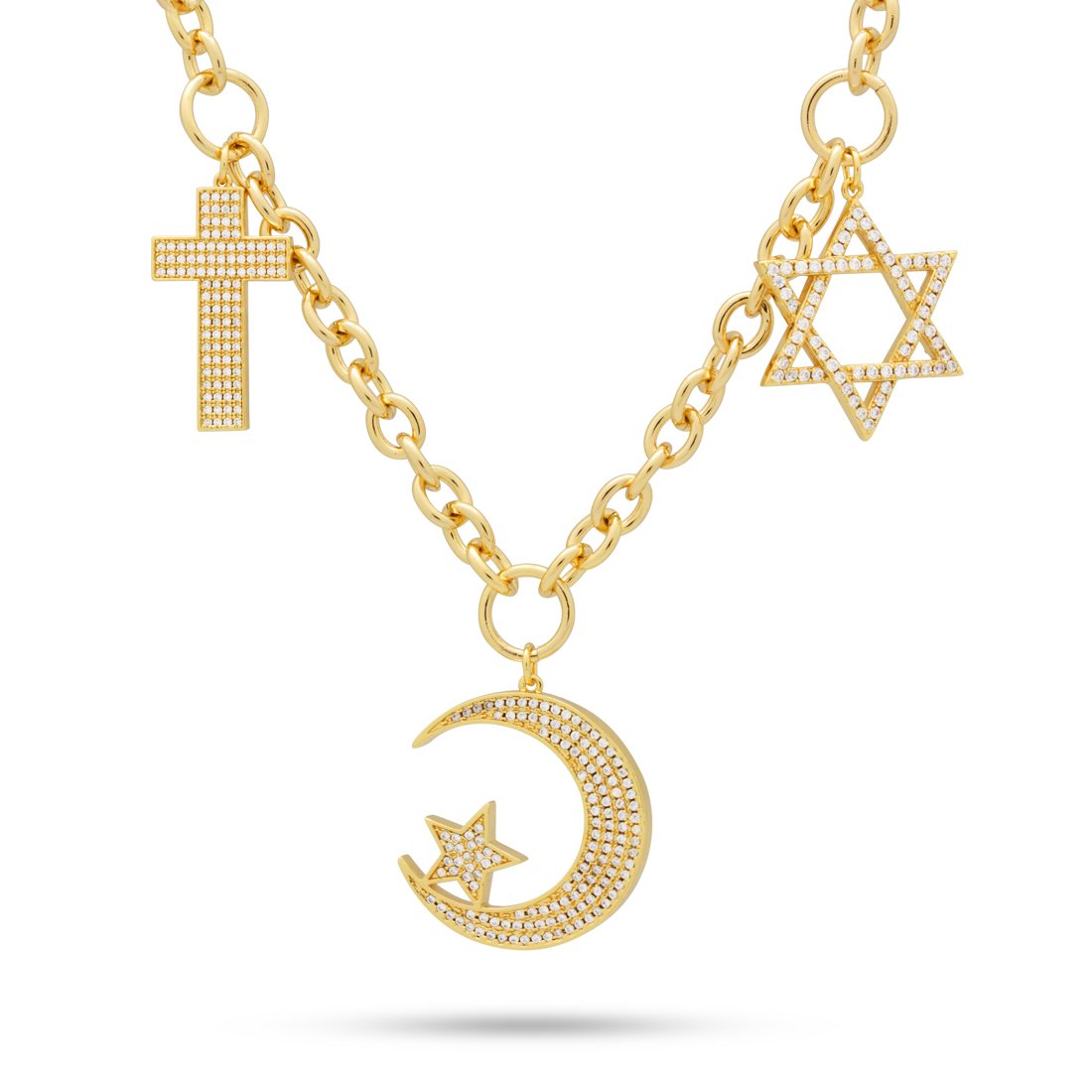 Unity Chain of Abraham Necklace  in  by King Ice